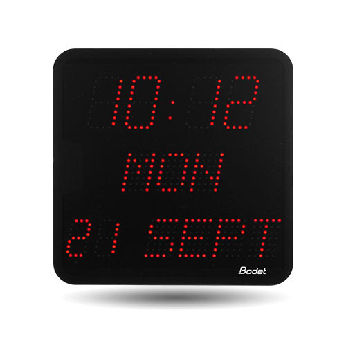 Horloge numérique - STYLE 7D - BODET TIME SPORT - à LED / murale / synchronisée