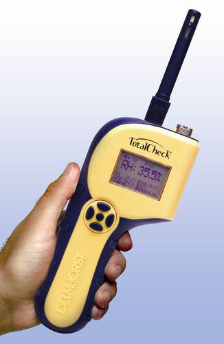 Humidimètre pour matériaux de construction - TotalCheck - Delmhorst Europe - à pointes / avec thermo-hygromètre / portable