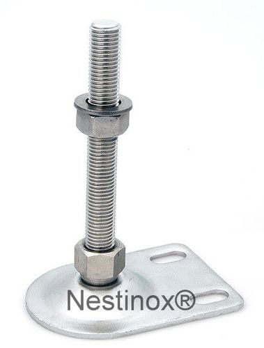 Pied de machine - Nestinox B.V. - en acier inoxydable / fileté