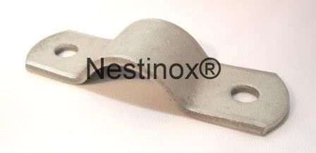 Collier de serrage pour tube à boulon - Nestinox B.V. - en métal