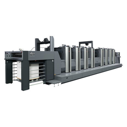 Presse offset feuille à feuille - 970PF-8 - RYOBI MHI Graphic Technology - moyen format / à 8 couleurs / pour papier