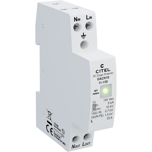 Parafoudre monobloc - DACN10 series - CITEL - de type 2 / de type 3 / contre les courants transitoires