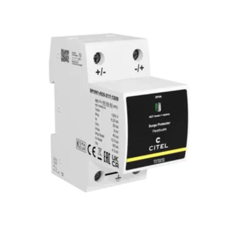 Parafoudre pour installation photovoltaïque - DPVN1 series - CITEL - pour alimentation continue / MOV / sur rail DIN
