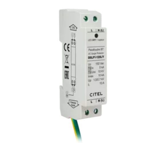 Boitier parafoudre de type 3 - DSLP1-120L/Y - CITEL - de type 2 / classe I / pour éclairage à LED