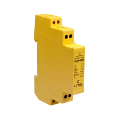 Boitier parafoudre pour ligne de transmission de données et de télécommunication - DLAH-06D3 - CITEL - pour applications télécom / enfichable / à décharge de gaz