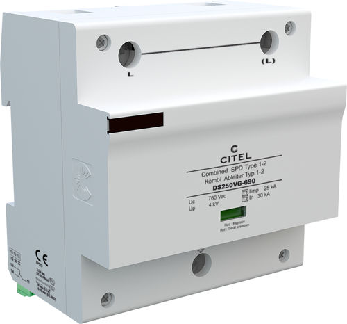 Parafoudre de type 1 - DS250VG-690 series - CITEL - de télésignalisation / triphasé / sur rail DIN