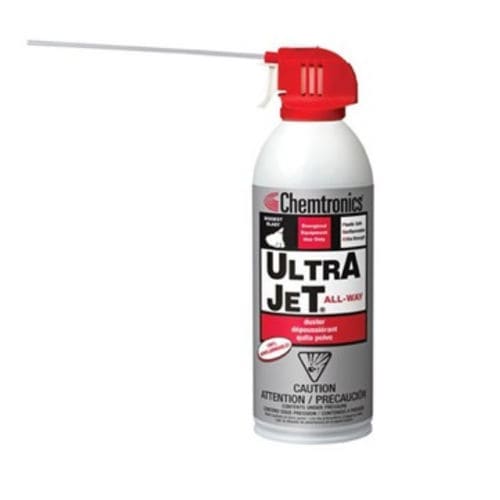 Aérosol de nettoyage - Ultrajet® All-Way - CHEMTRONICS - dépoussiérant / pour le plastique / non inflammable