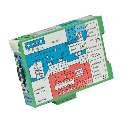 Convertisseur RS-232 - DCP485 - Dataforth Corporation - RS-485 / sur rail DIN / compact