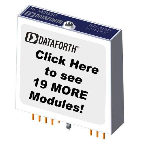 Module d'entrée avec excitation CC - SCM5B43 Series - Dataforth Corporation