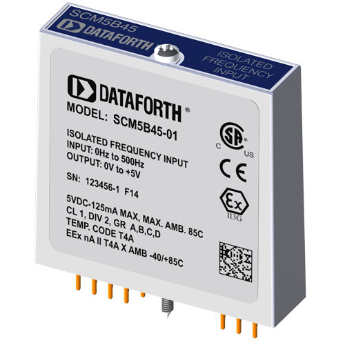 Module d'entrée de fréquence - SCM5B45-01 - Dataforth Corporation - pour montage sur plaque de circuit imprimé / modulaire
