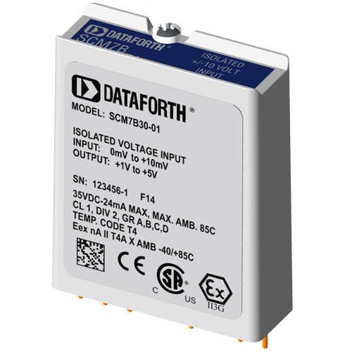 Module d'entrée de tension - SCM7B30-01 - Dataforth Corporation - analogique / isolé / compact