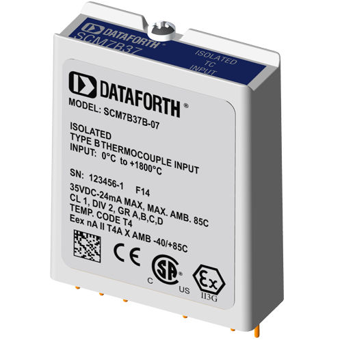 Module d'entrée pour thermocouple - SCM7B37B-07 - Dataforth Corporation - isolé