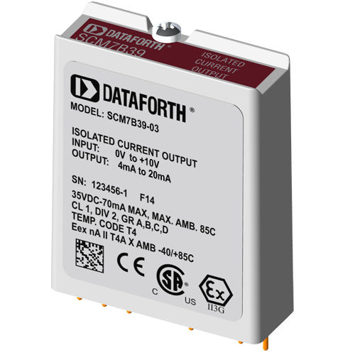 Module de sortie de courant - SCM7B39-03 - Dataforth Corporation - isolé