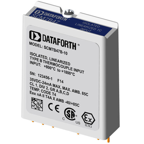 Module d'entrée pour thermocouple - SCM7B48B-10 - Dataforth Corporation - isolé