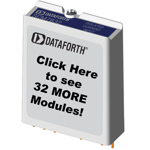 Module d'entrée pour thermocouple - SCM7B47x-xx Series - Dataforth Corporation - isolé