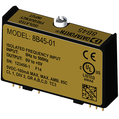 Module de traitement de signal d'entrée - 8B45-01 - Dataforth Corporation - de fréquence