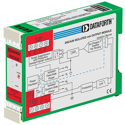 Module de traitement de signal de sortie - DSCA39-01 - Dataforth Corporation - de courant / isolé / sur rail DIN