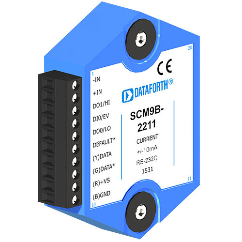Module de traitement de signal capteur à PC - SCM9B-2211 - Dataforth Corporation - entrées analogiques / de courant