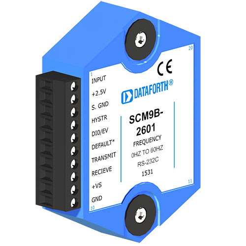 Module de traitement de signal d'entrée - SCM9B-2601 - Dataforth Corporation - de fréquence / capteur à PC