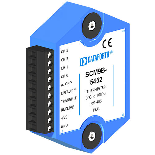 Module de traitement de signal quatre canaux - SCM9B-5452 - Dataforth Corporation - d'entrée / de sortie / pour thermistance