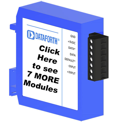 Module de traitement de signal sur rail DIN - SCM9B-D13x Series - Dataforth Corporation - d'entrée / pour thermocouple / capteur à PC
