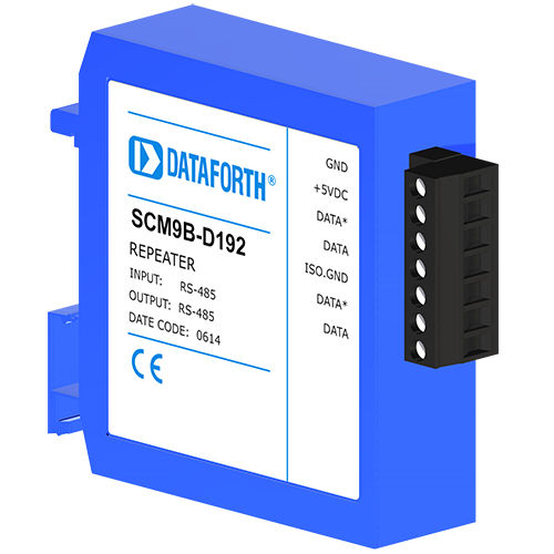 Répéteur RS-485 - SCM9B-D192 - Dataforth Corporation - sur rail DIN