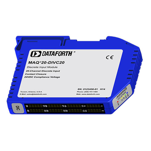 Module d'entrée discrète haute densité - MAQ20-DIVC20 - Dataforth Corporation - analogique / 20 canaux / de tension