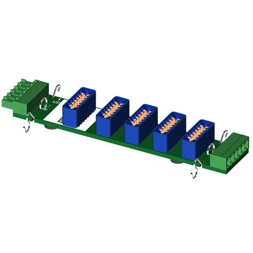 Module de connection type backbone - MAQ20-BKPL4 - Dataforth Corporation - sur rail DIN / pour module E/S