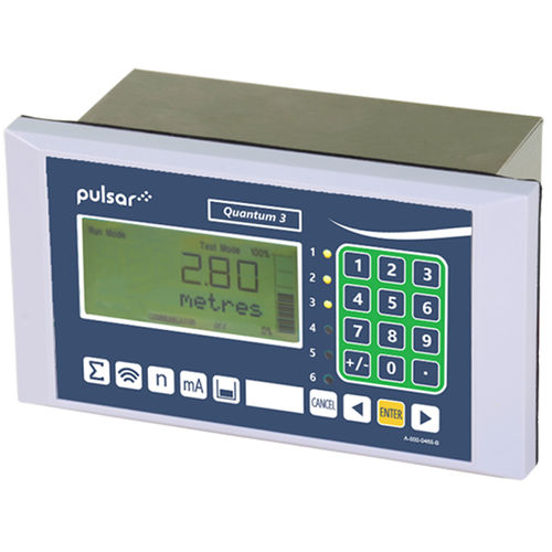 Contrôleur de station de pompage avec alarme intégrée - Quantum 3 - Pulsar Measurement - pour la gestion de pompes / avec réinitialisation de pompe automatique / à ultrasons