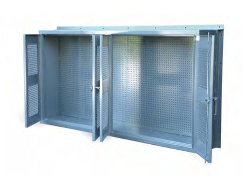 Armoire de stockage - WM-15398 - Stronghold - à montage mural / double porte / ventilée