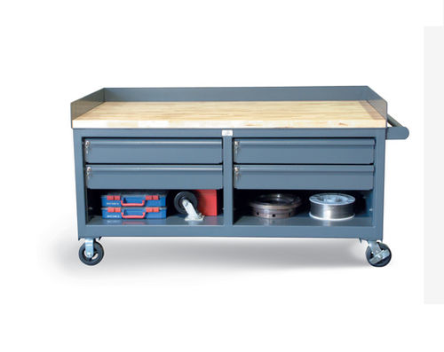 Établi en bois - CSU-4DB-CA series - Stronghold - mobile / multi-tiroirs