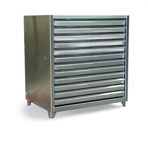 Armoire de stockage - 4.24.2-360-12DB-SS - Stronghold - au sol / multi-tiroirs / en acier inoxydable