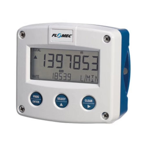 Indicateur totalisateur de débit - F018  - FLOMEC - affichage LCD / sortie à impulsion / à sortie analogique