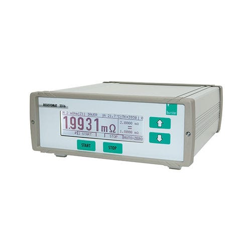 Milliohmmètre numérique - 2316 - burster präzisionsmesstechnik gmbh & co kg - sur table / 4 fils / durci