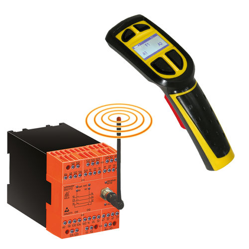Système d'arrêt d'urgence radio - SAFEMASTER W | Zustimmtaster - DOLD