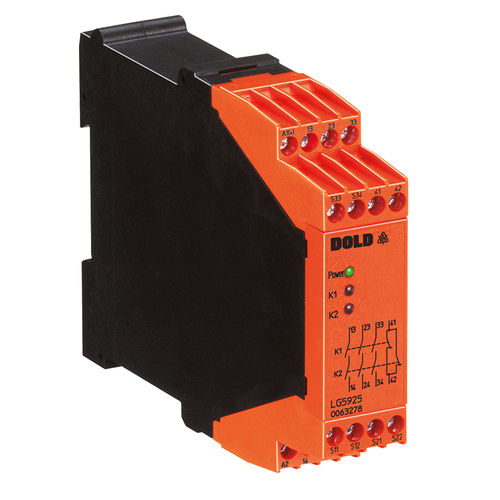 Relais de sécurité pour barrière immatérielle - LG 5925/900 - DOLD - 3NO / SIL / IEC