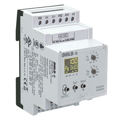 Contrôleur d'isolement pour réseau AC - VARIMETER IMD | RN 5897/020 - DOLD - AC/DC / DC / sur rail DIN