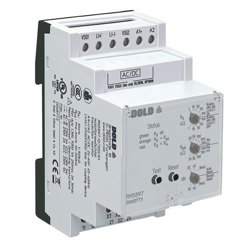 Contrôleur d'isolement pour réseau AC - VARIMETER IMD | RN 5897/320 - DOLD - DC / AC/DC / sur rail DIN