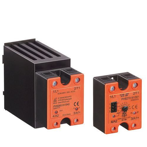 Relais statique AC - POWERSWITCH | PH 9260 - DOLD - biphasé / sur rail DIN / avec dissipateur thermique