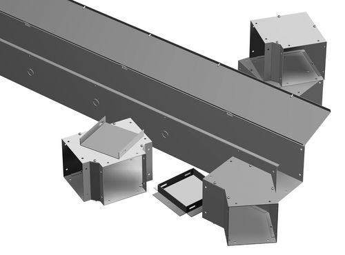 Gaine de protection - CWG Series - Hammond - plate / carrée / pour câbles