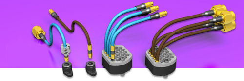 Harnais électrique SMA - Bull's Eye® series  - SAMTEC - robuste / à haute performance