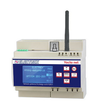 Coordinateur de réseau de capteur sans fil (WSN) TCP/IP - PFNY6-005L9-110 YOCTO NET - ELECTREX - Modbus / RS422/RS485 / pour installation électrique