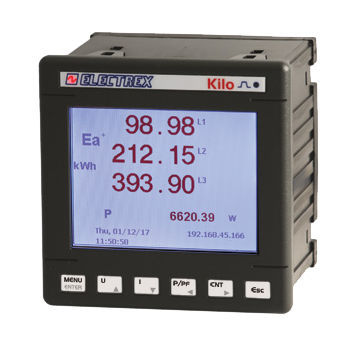 Analyseur de surveillance - PFNK9-1QAD9-121 KILO NET WI-FI EDA 96 PQ WEB LOG - ELECTREX - pour réseau électrique / pour réseaux / industriel
