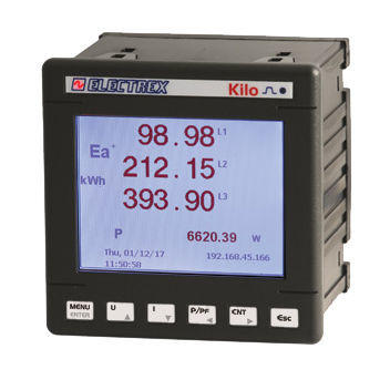 Analyseur de surveillance - PFNK9-1Q5D9-121 KILO NET 96 PQ WEB LOG 16 - ELECTREX - pour réseau électrique / de réseau AC / industriel