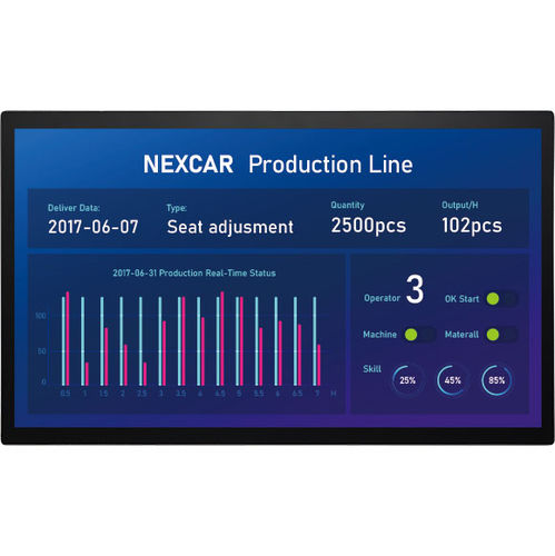 Panel PC 23.8" - XPPC 24-100 - NEXCOM International Co., Ltd - TFT LCD / rétroéclairage à LED / à écran tactile capacitif PCAP