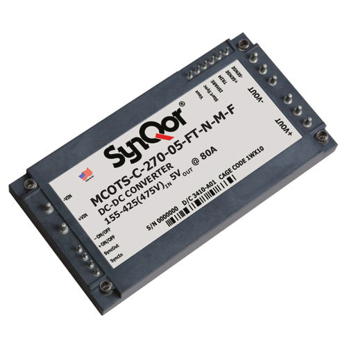 Convertisseur DC/DC régulé - Mil-COTS 270 - SYNQOR - isolé / de circuit imprimé / à sortie simple