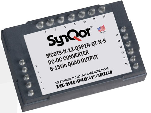 Convertisseur DC/DC non-isolé - MCOTS-N-12-Q3P1N-QT - SYNQOR - de circuit imprimé / robuste