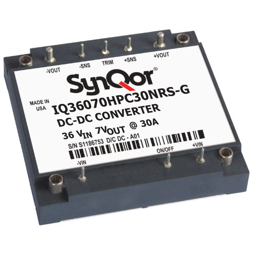 Module convertisseur DC/DC isolé - IQ36 - SYNQOR - SMD / industriel / pour environnements sévères
