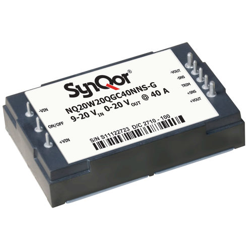 Module convertisseur DC/DC non-isolé - NQ20 - SYNQOR - haute tension / régulé / SMD
