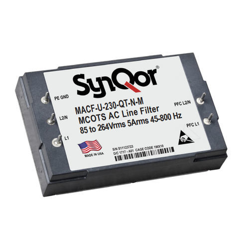 Filtre électronique passe-bas - Mil-COTS - SYNQOR - passif / IEM / AC